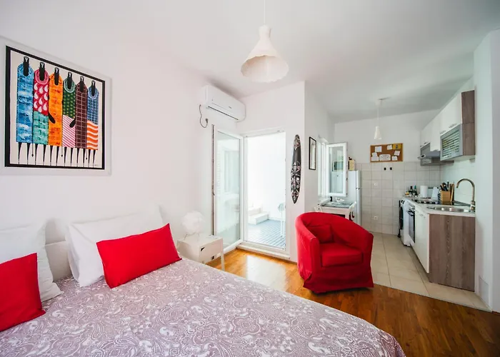 Violet Red Yellow Apartment